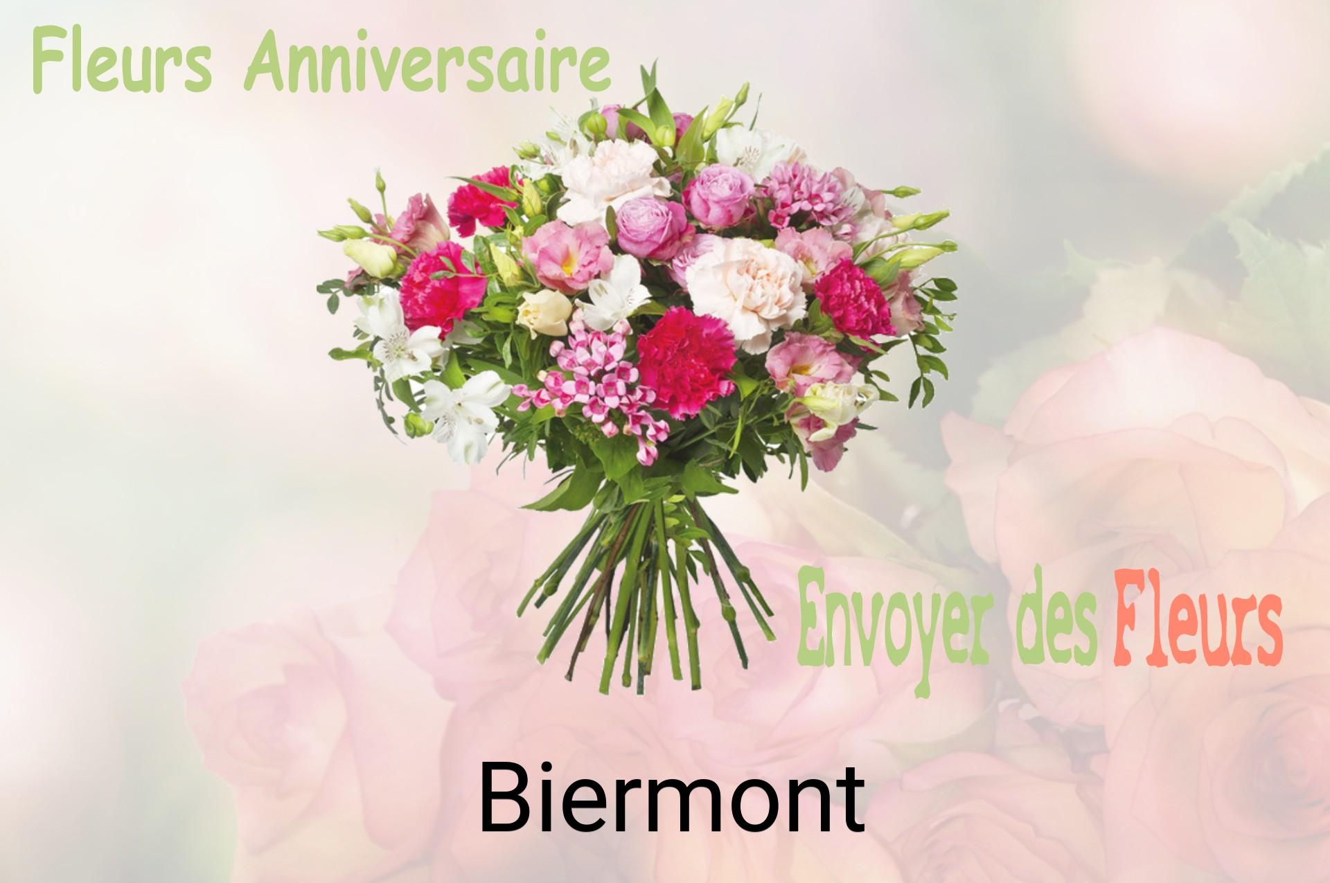 Bouquet de fleurs d’anniversaire livré à Biermont