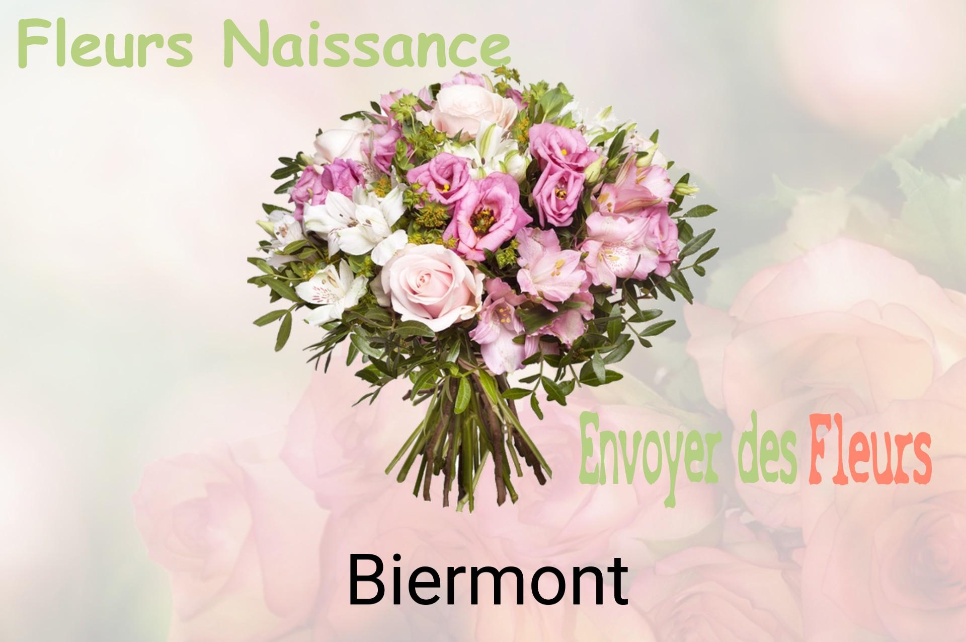 Bouquet de fleurs de naissance livré à Biermont